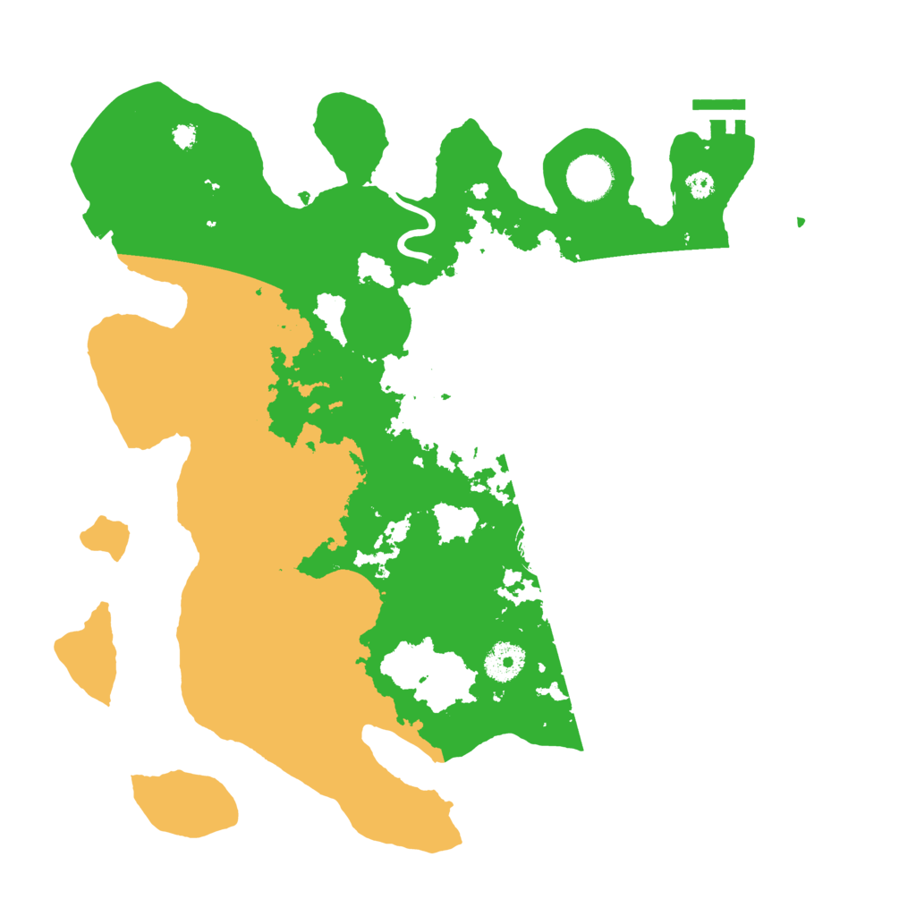 Biome Rust Map: Procedural Map, Size: 3500, Seed: 137419833