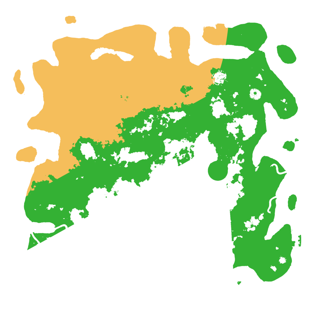 Biome Rust Map: Procedural Map, Size: 4217, Seed: 542