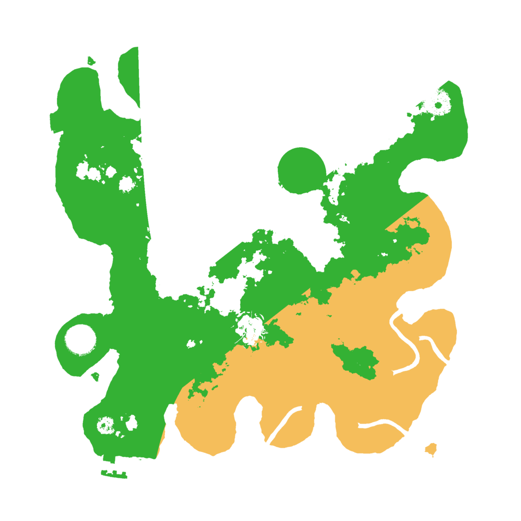 Biome Rust Map: Procedural Map, Size: 3000, Seed: 11951