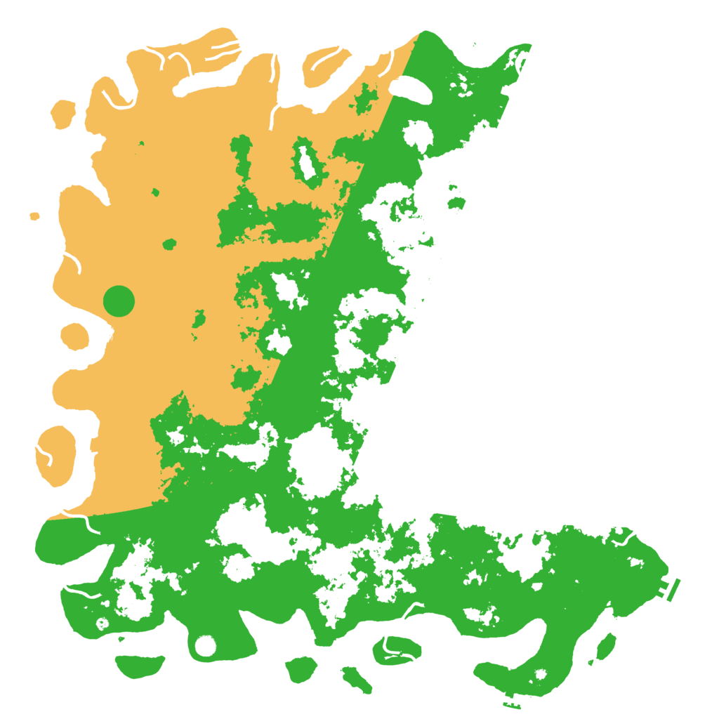 Biome Rust Map: Procedural Map, Size: 6000, Seed: 15300