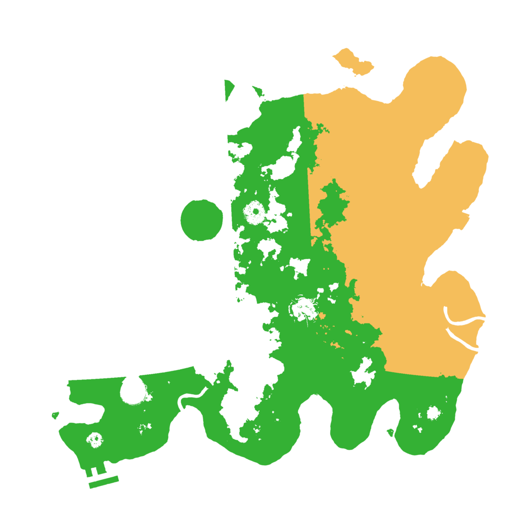 Biome Rust Map: Procedural Map, Size: 3500, Seed: 746630463