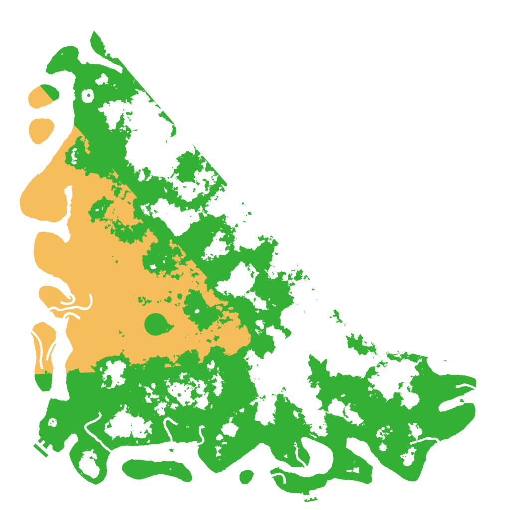 Biome Rust Map: Procedural Map, Size: 6000, Seed: 658987