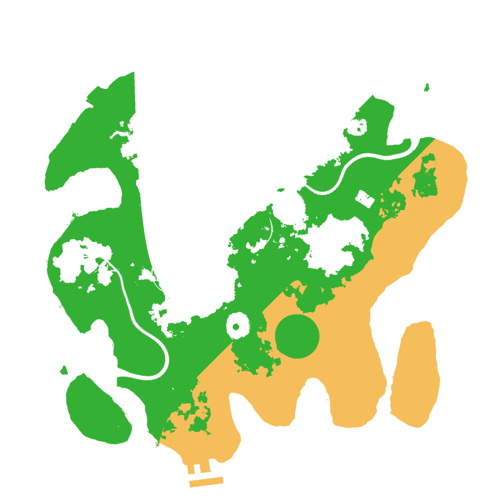 Biome Rust Map: Procedural Map, Size: 3000, Seed: 22940