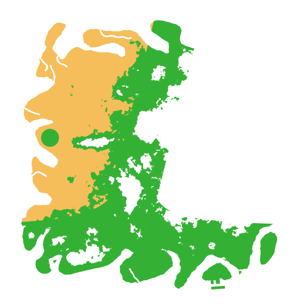 Biome Rust Map: Procedural Map, Size: 4500, Seed: 1850276586