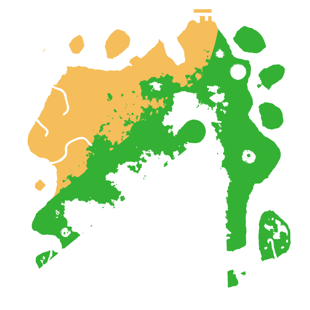 Biome Rust Map: Procedural Map, Size: 3500, Seed: 883599673