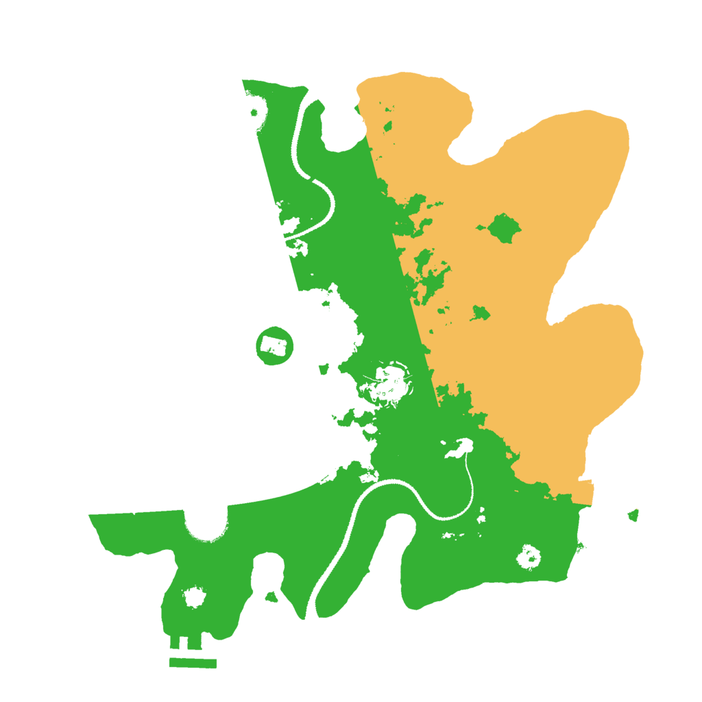 Biome Rust Map: Procedural Map, Size: 3000, Seed: 297282026