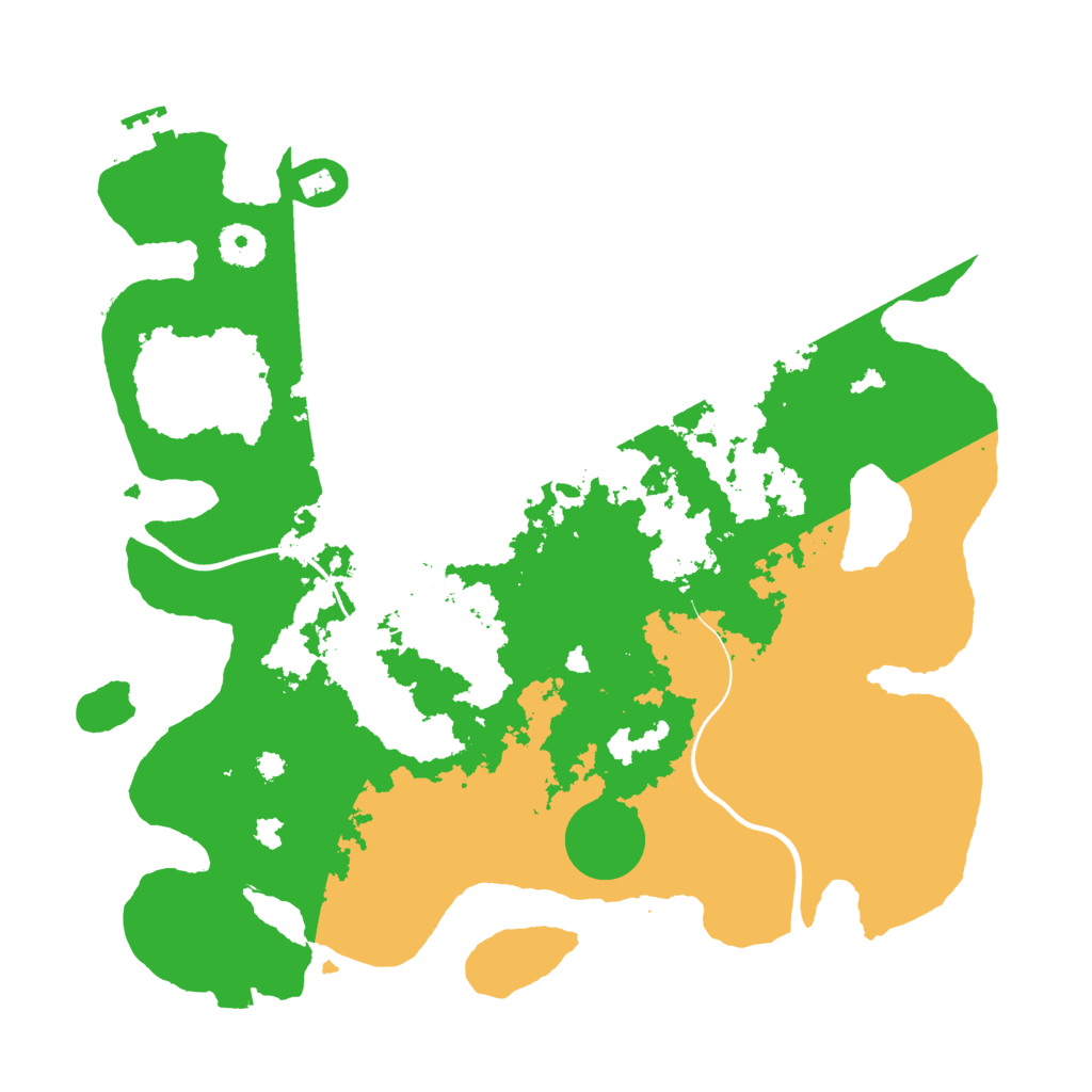 Biome Rust Map: Procedural Map, Size: 3600, Seed: 272