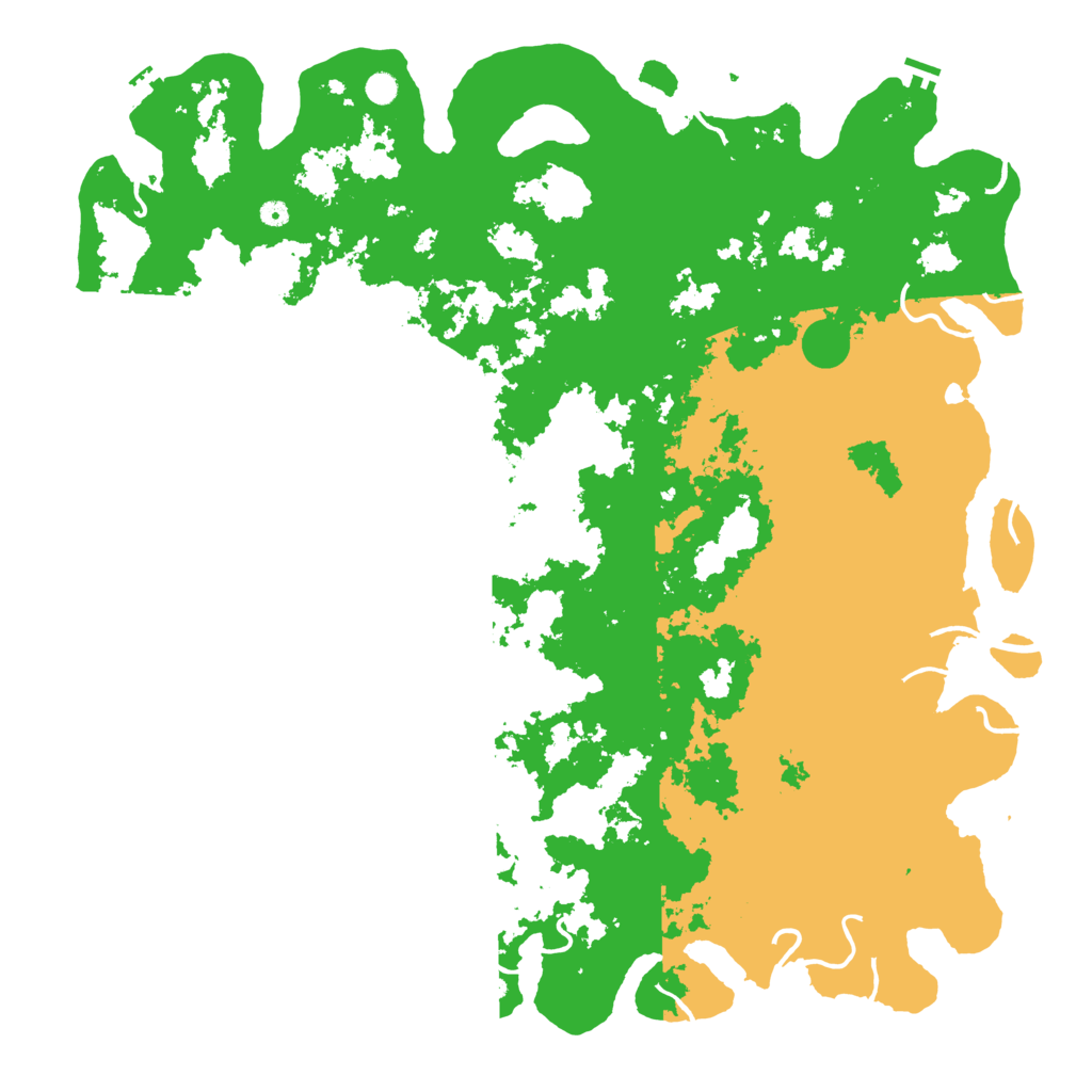 Biome Rust Map: Procedural Map, Size: 6000, Seed: 579552666