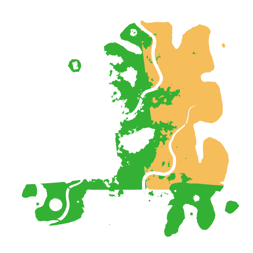 Biome Rust Map: Procedural Map, Size: 3500, Seed: 1819572780