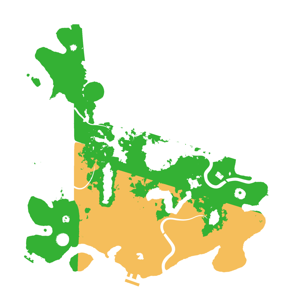 Biome Rust Map: Procedural Map, Size: 4046, Seed: 13825