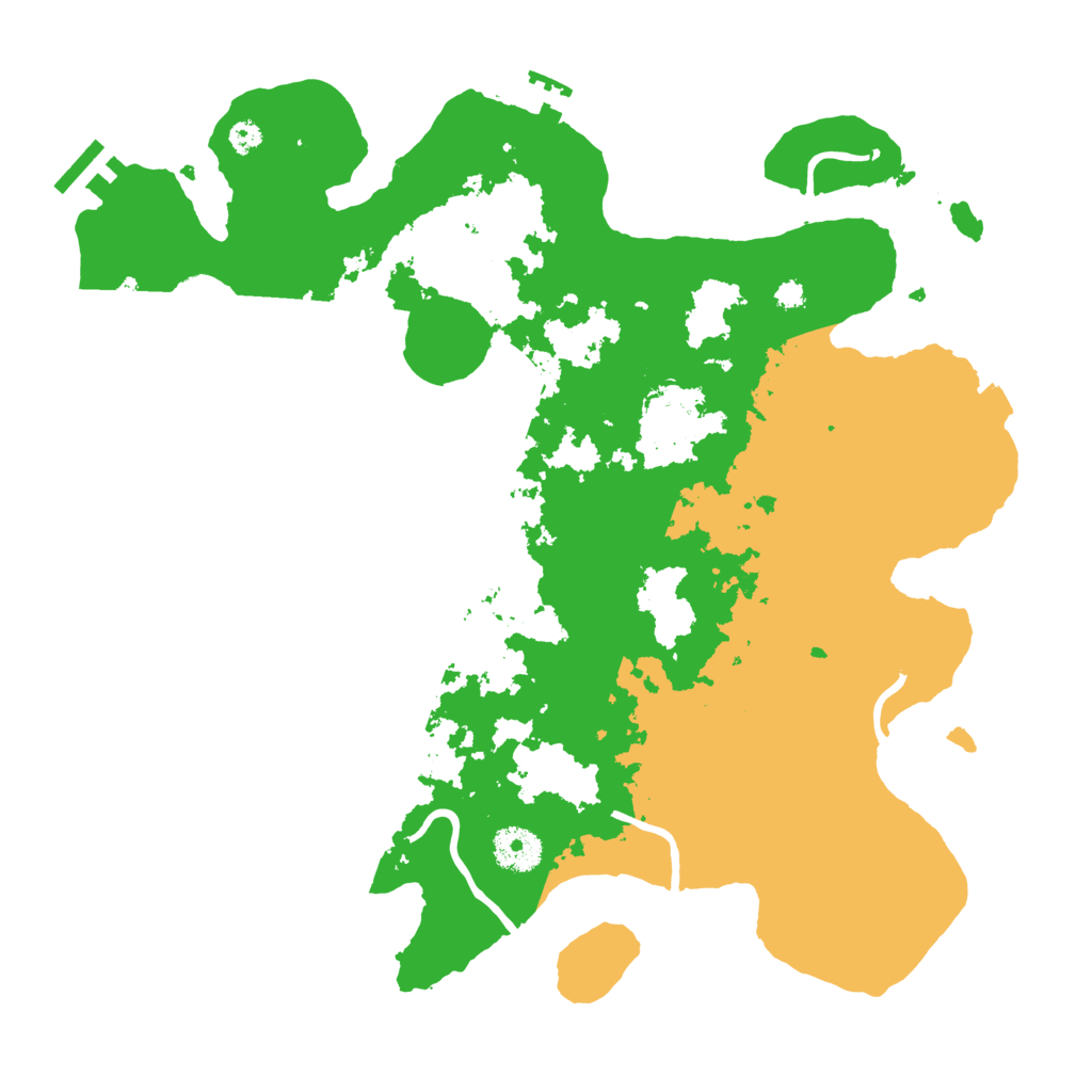 Biome Rust Map: Procedural Map, Size: 3500, Seed: 1497702634