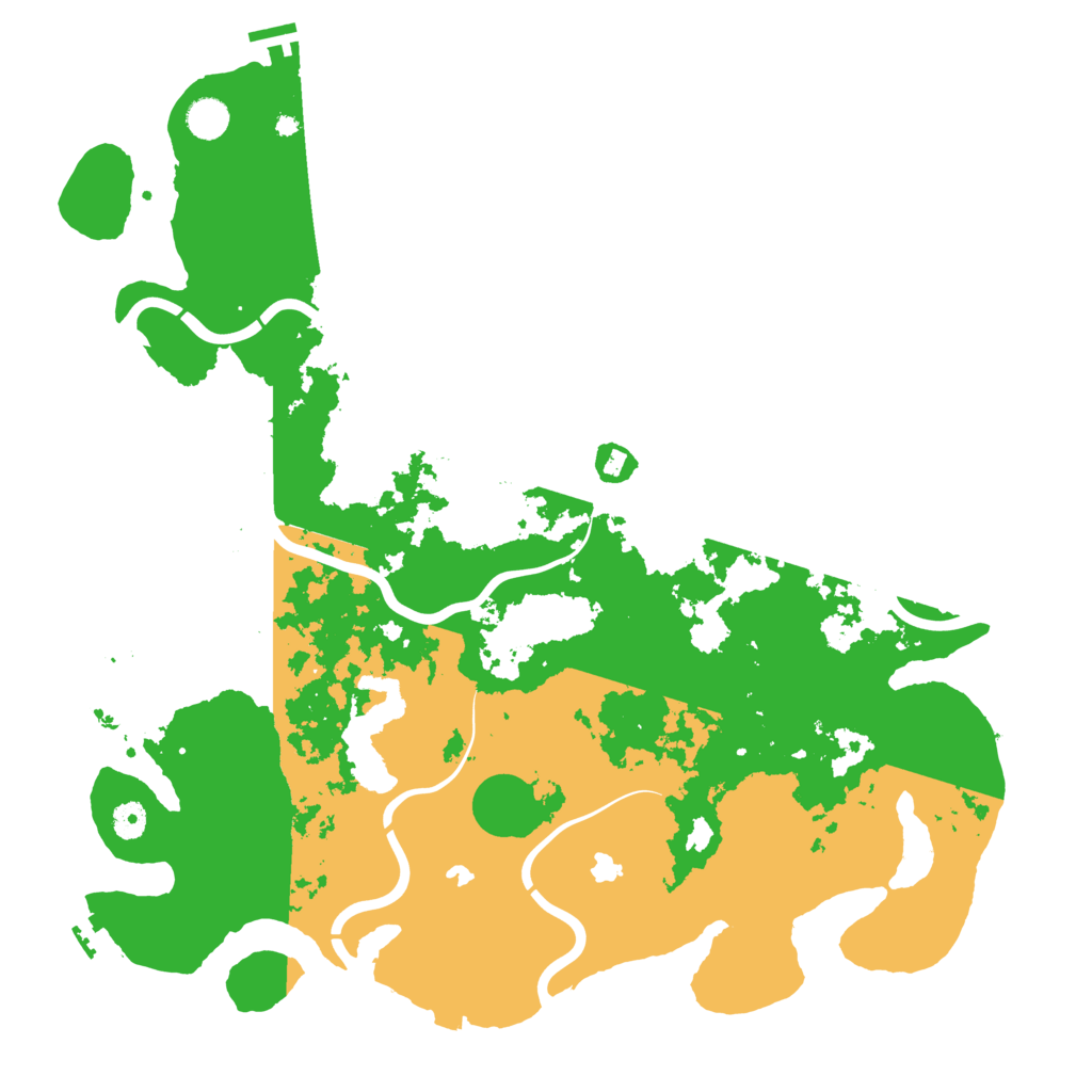 Biome Rust Map: Procedural Map, Size: 4581, Seed: 13825