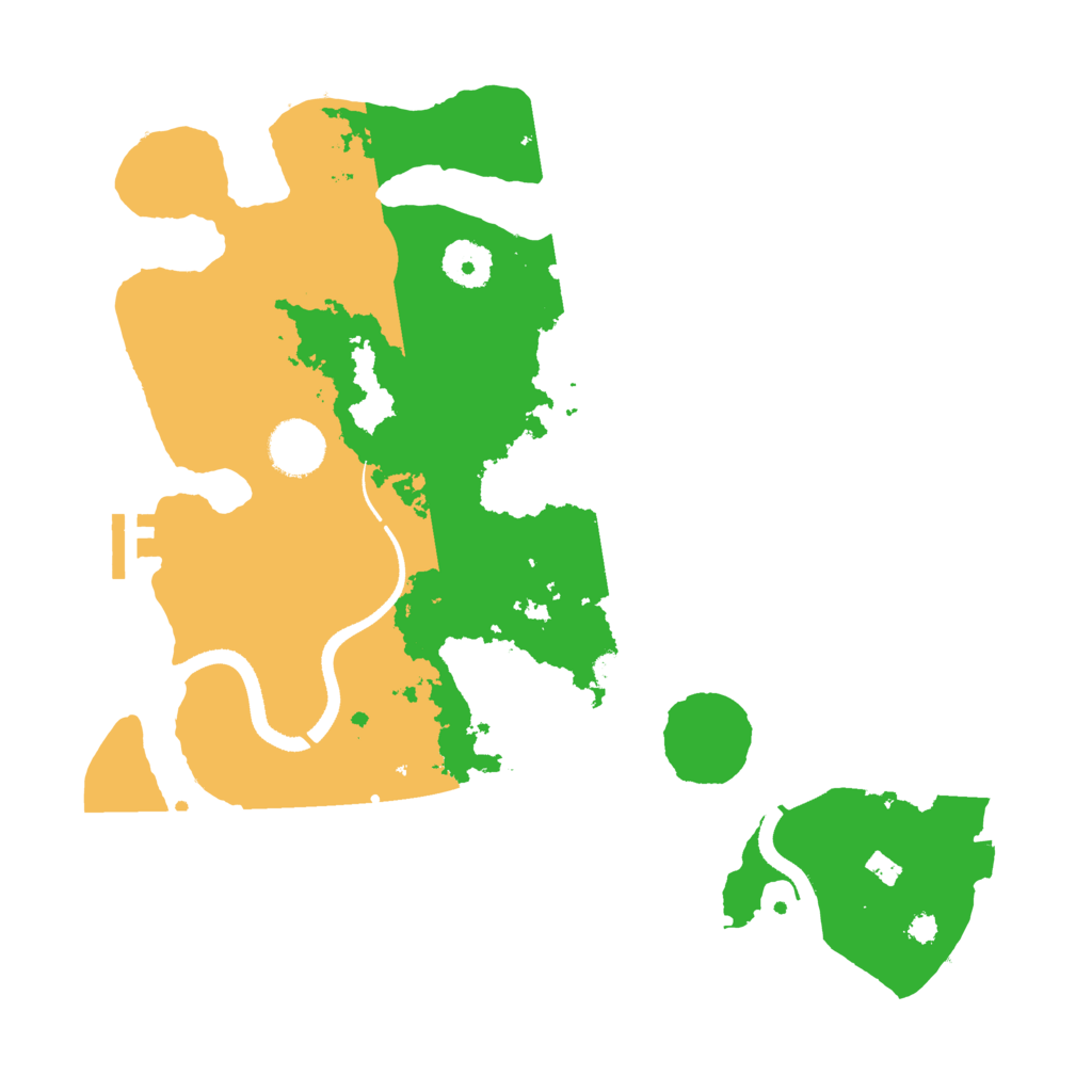 Biome Rust Map: Procedural Map, Size: 3400, Seed: 1148047741