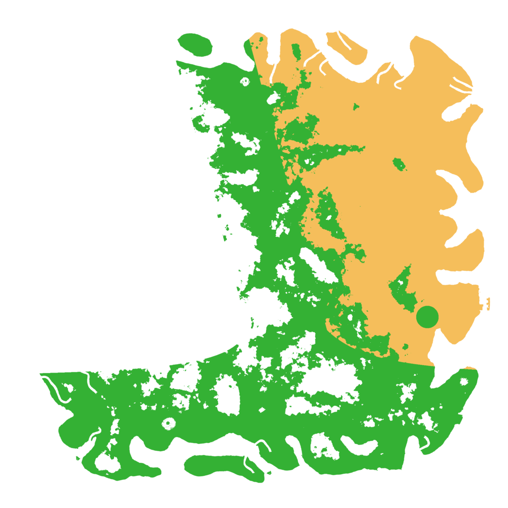 Biome Rust Map: Procedural Map, Size: 6000, Seed: 98006953