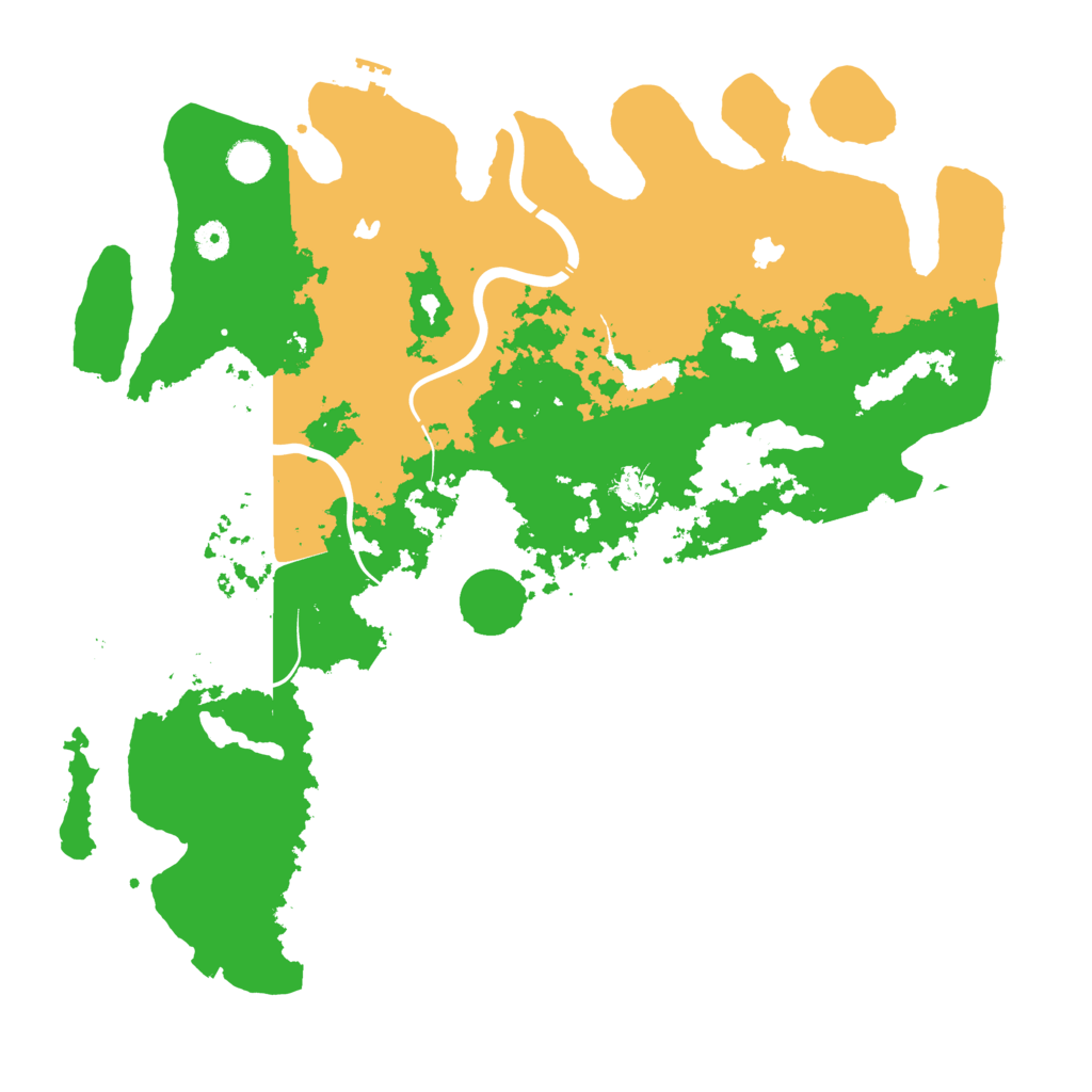 Biome Rust Map: Procedural Map, Size: 4500, Seed: 40777341