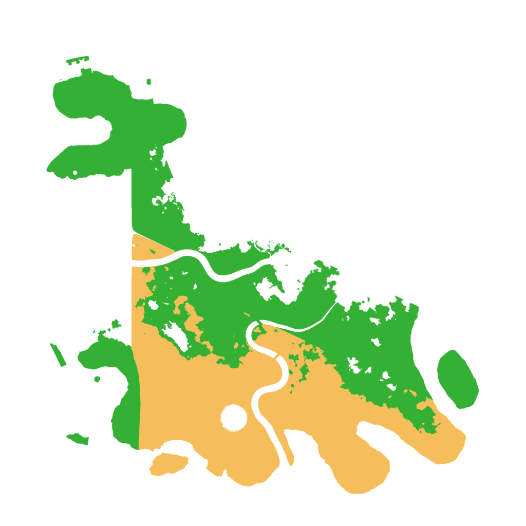 Biome Rust Map: Procedural Map, Size: 3500, Seed: 1793714381
