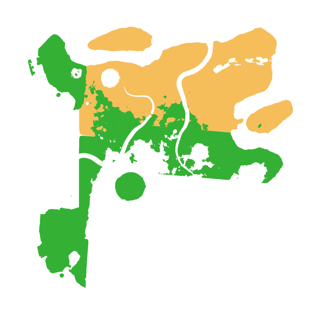 Biome Rust Map: Procedural Map, Size: 3000, Seed: 1192344984