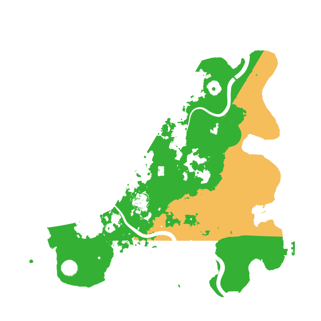 Biome Rust Map: Procedural Map, Size: 3500, Seed: 463594534