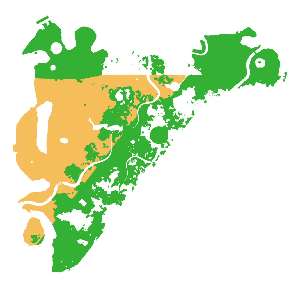 Biome Rust Map: Procedural Map, Size: 4500, Seed: 35821293
