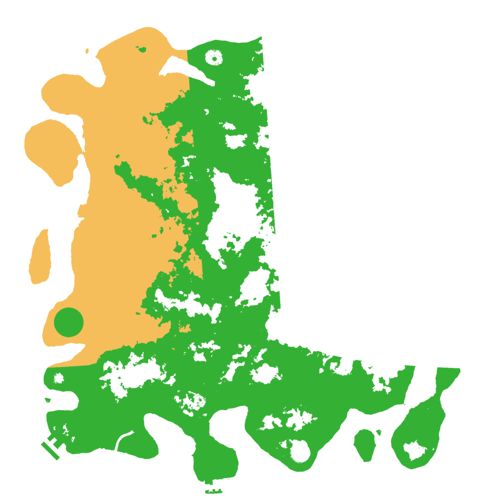 Biome Rust Map: Procedural Map, Size: 4500, Seed: 11117777