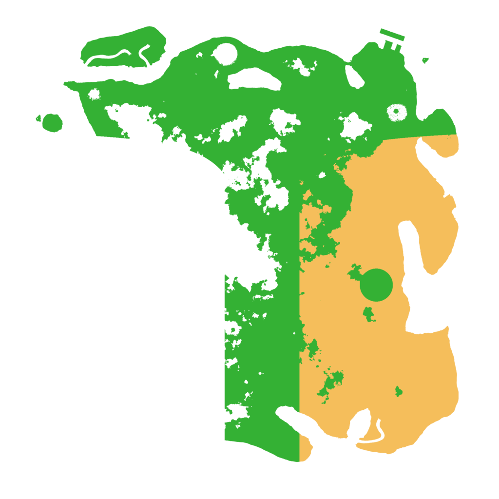 Biome Rust Map: Procedural Map, Size: 4000, Seed: 91559052