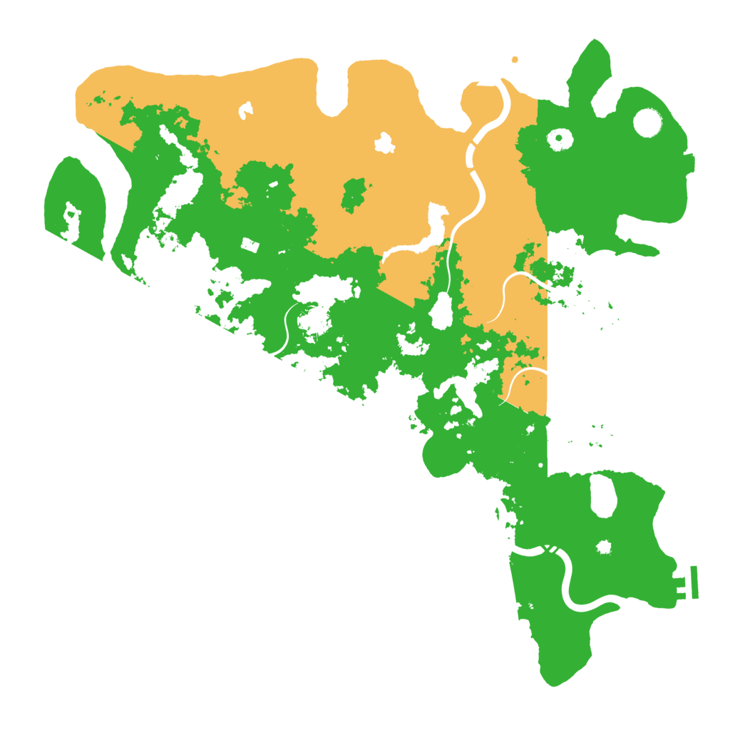 Biome Rust Map: Procedural Map, Size: 4500, Seed: 180532209