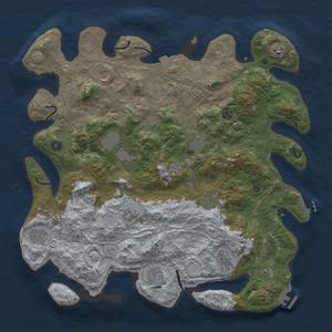 Thumbnail Rust Map: Procedural Map, Size: 4500, Seed: 1879156649, 19 Monuments