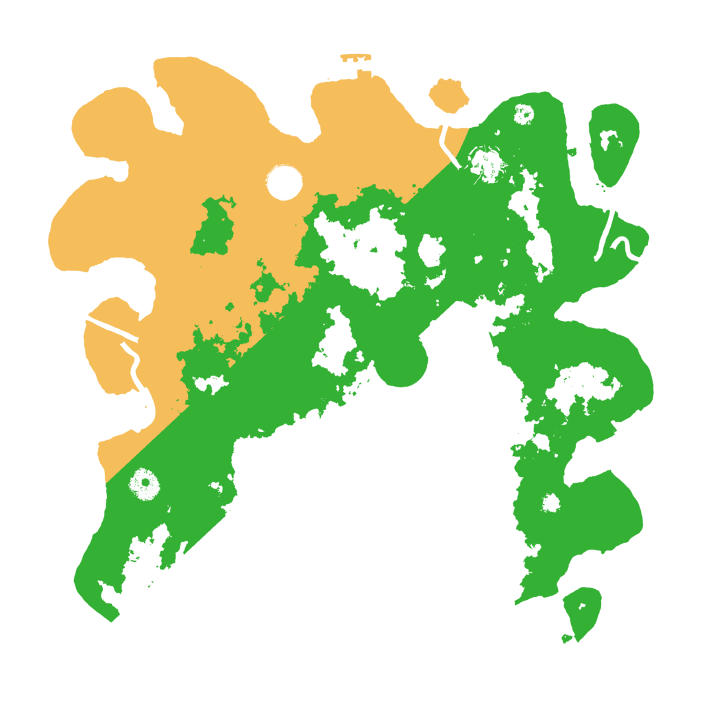 Biome Rust Map: Procedural Map, Size: 3500, Seed: 19997534