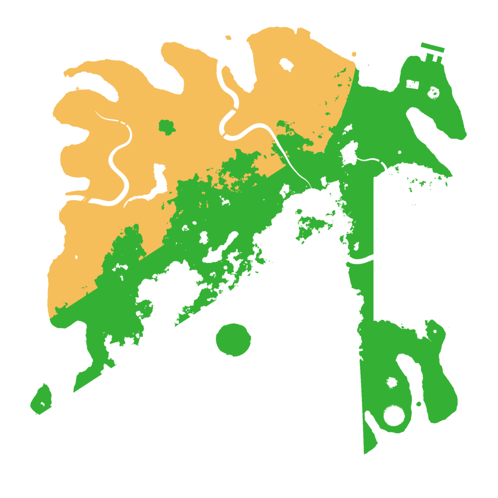 Biome Rust Map: Procedural Map, Size: 4250, Seed: 239177027
