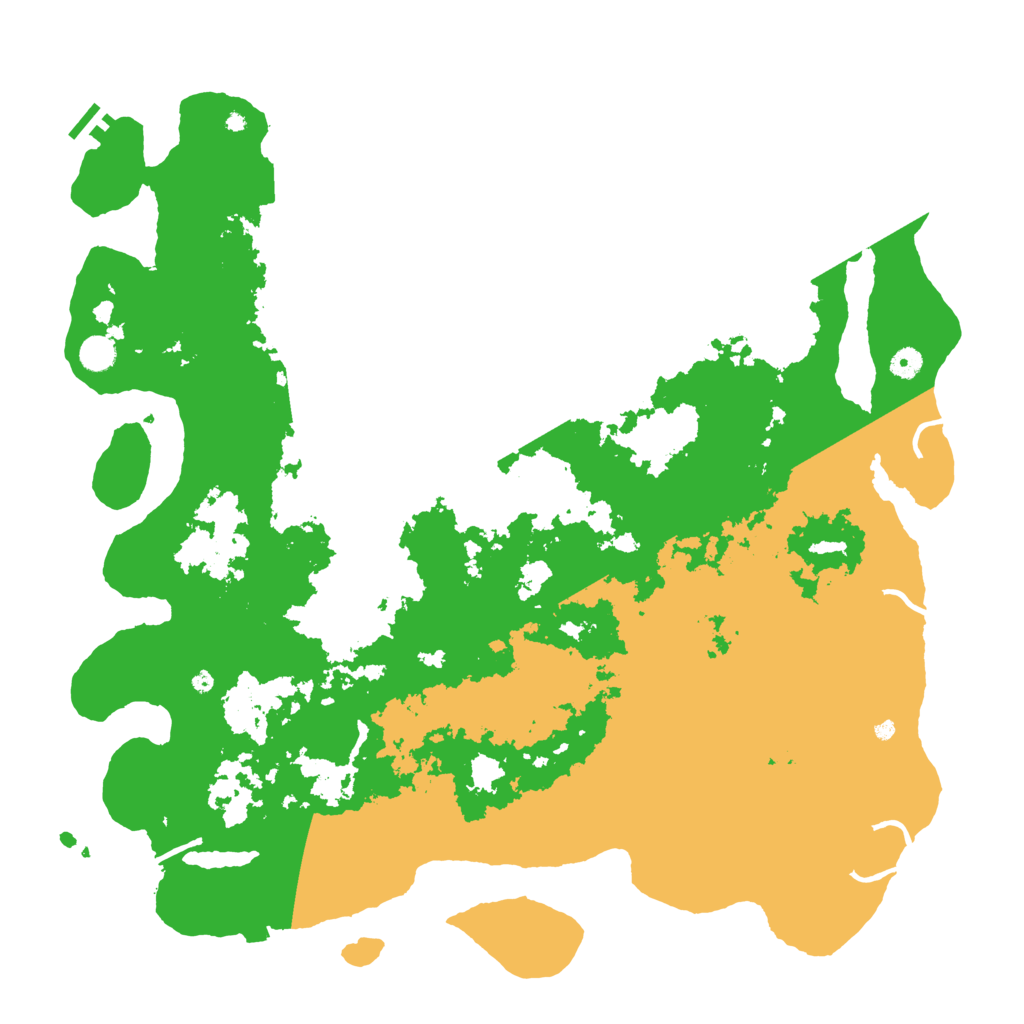 Biome Rust Map: Procedural Map, Size: 5000, Seed: 5838575