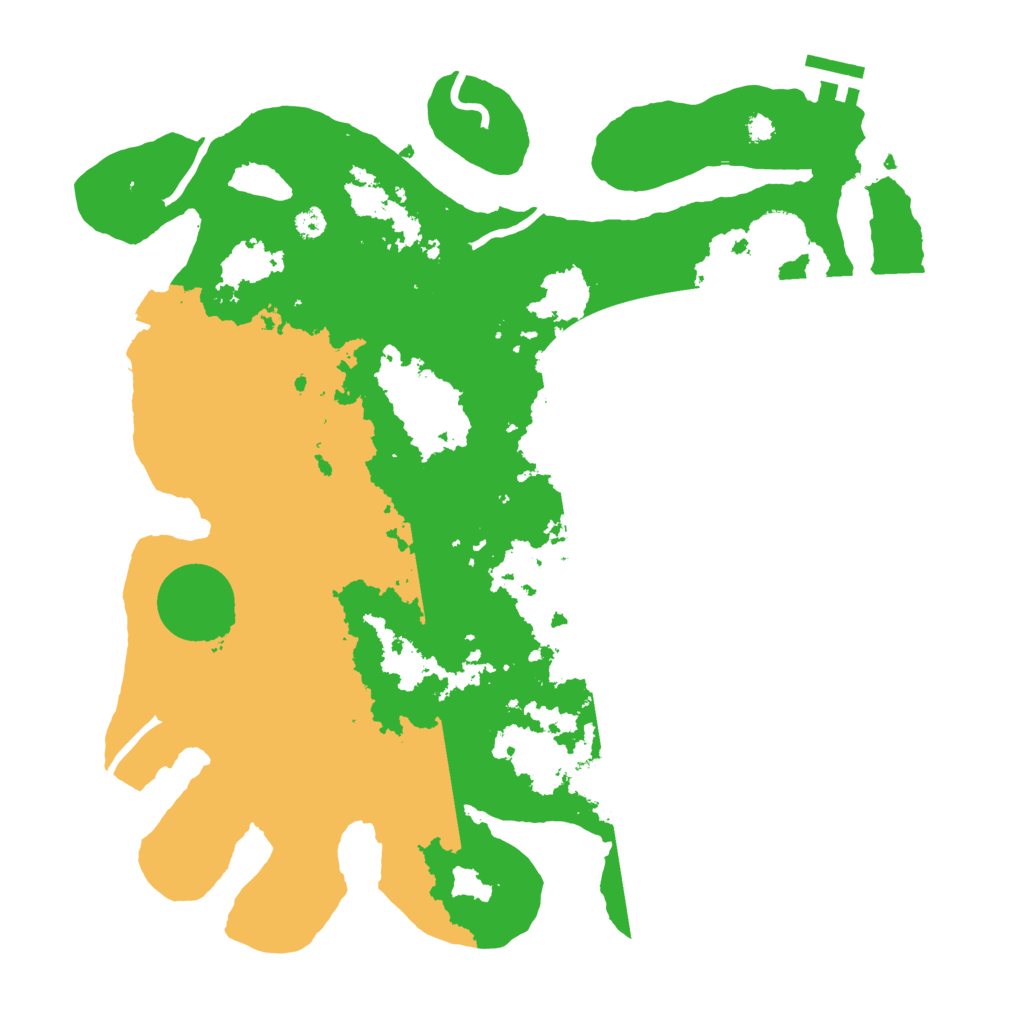 Biome Rust Map: Procedural Map, Size: 3500, Seed: 1023690393