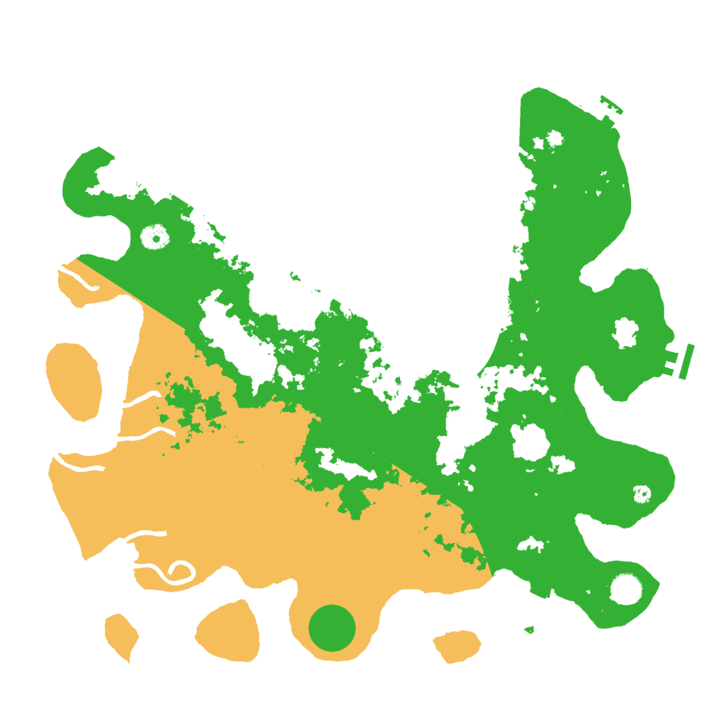 Biome Rust Map: Procedural Map, Size: 4000, Seed: 1343955808