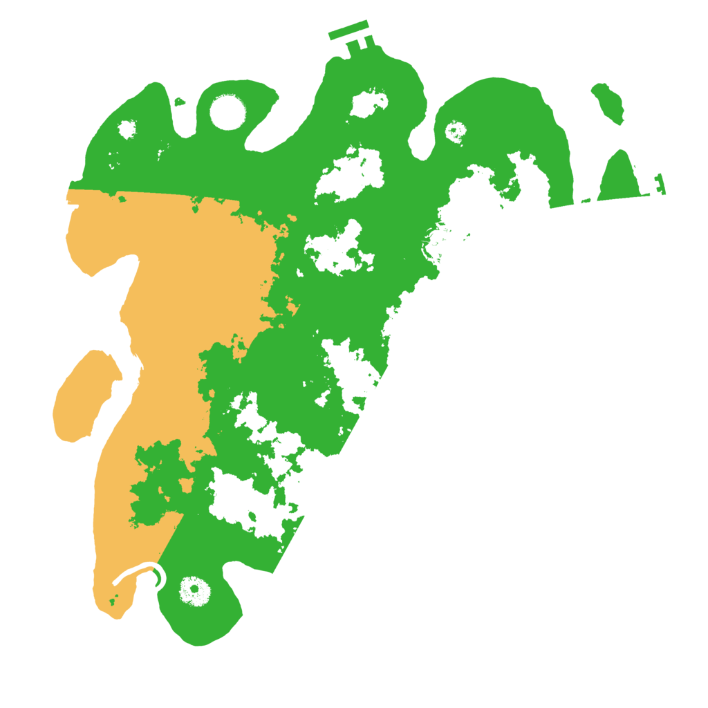 Biome Rust Map: Procedural Map, Size: 3500, Seed: 594214972