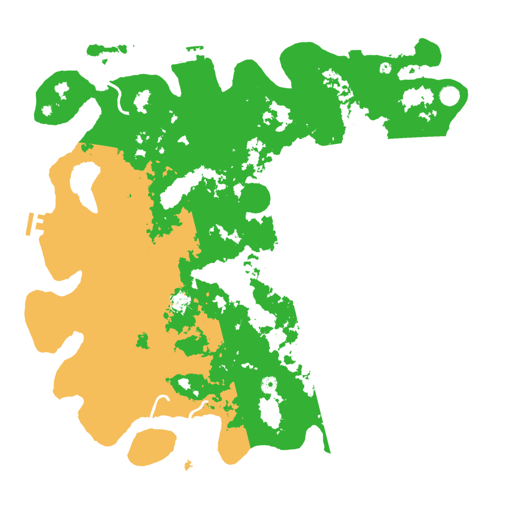 Biome Rust Map: Procedural Map, Size: 4500, Seed: 1196506788