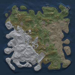 Thumbnail Rust Map: Procedural Map, Size: 4500, Seed: 506266449, 19 Monuments