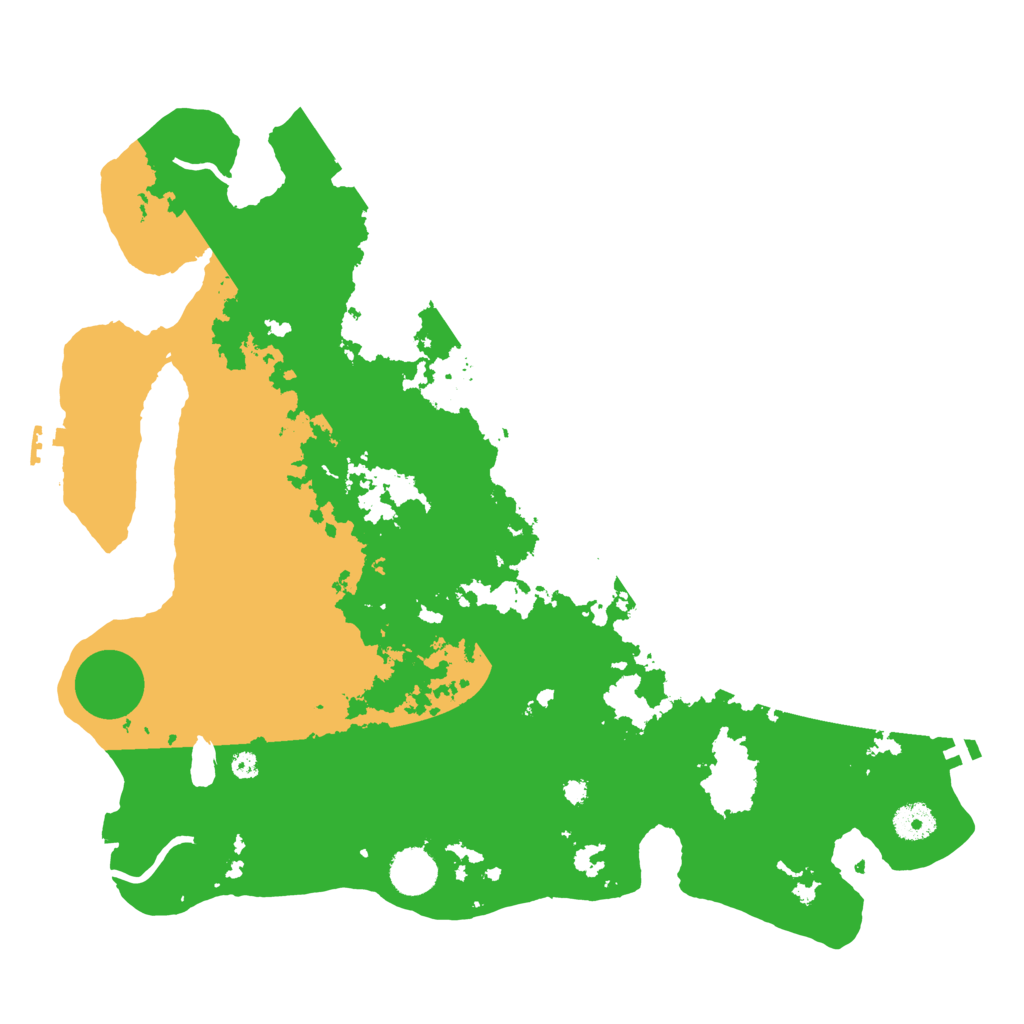 Biome Rust Map: Procedural Map, Size: 3900, Seed: 18683594