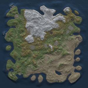 Thumbnail Rust Map: Procedural Map, Size: 4500, Seed: 967559526, 19 Monuments