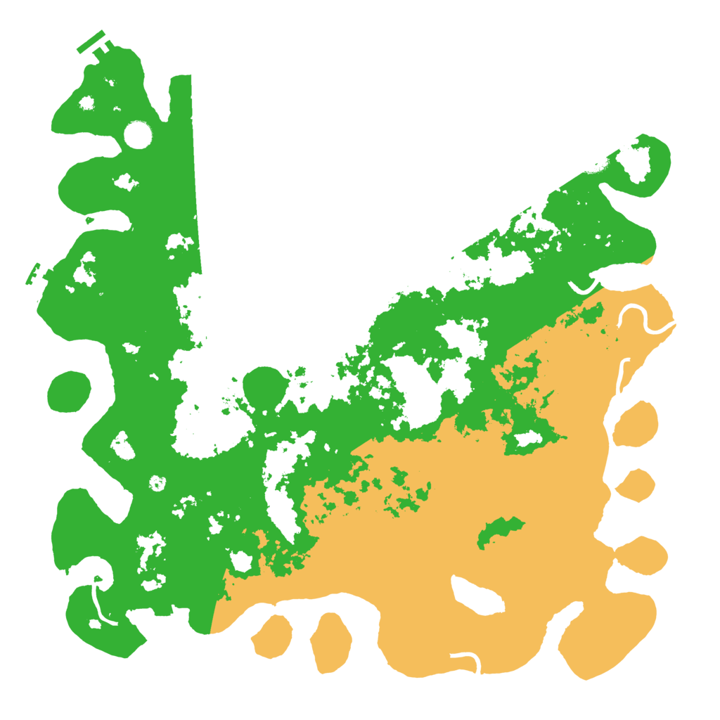 Biome Rust Map: Procedural Map, Size: 4500, Seed: 967559526