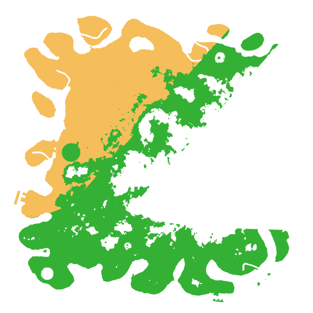 Biome Rust Map: Procedural Map, Size: 4500, Seed: 1438246472