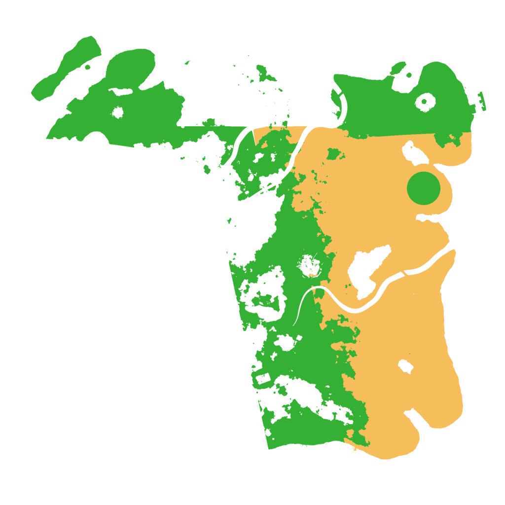 Biome Rust Map: Procedural Map, Size: 4000, Seed: 20240704