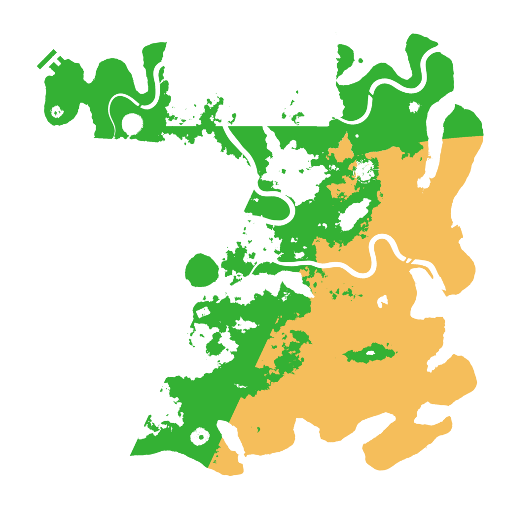 Biome Rust Map: Procedural Map, Size: 4250, Seed: 292094752