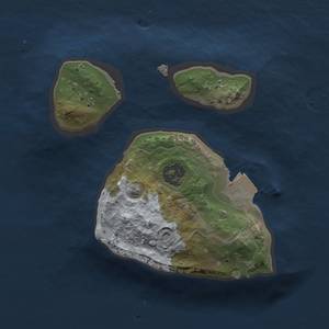 Thumbnail Rust Map: Procedural Map, Size: 1453, Seed: 353649215, 3 Monuments