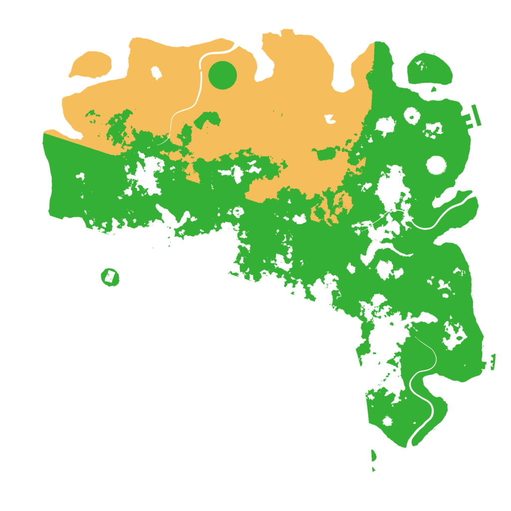 Biome Rust Map: Procedural Map, Size: 4750, Seed: 2042047155