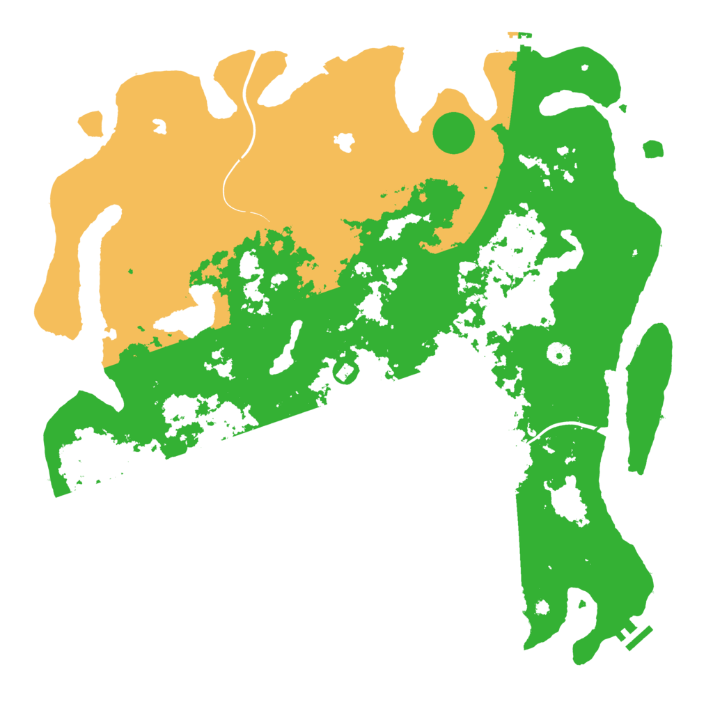 Biome Rust Map: Procedural Map, Size: 4500, Seed: 630552378