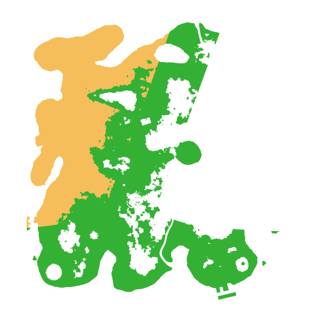 Biome Rust Map: Procedural Map, Size: 3500, Seed: 1021064740