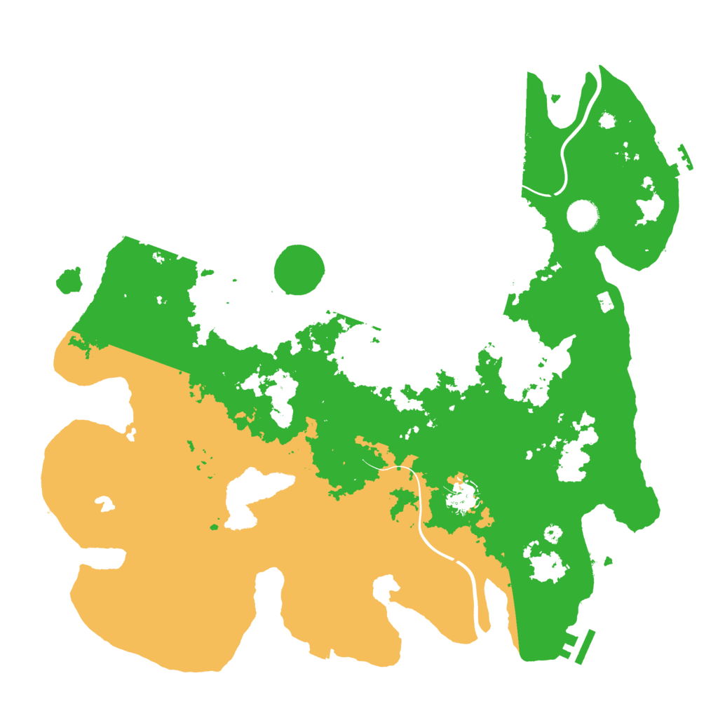 Biome Rust Map: Procedural Map, Size: 4000, Seed: 748291684