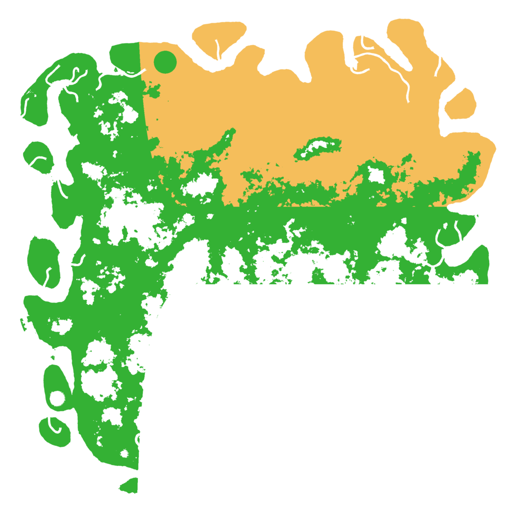 Biome Rust Map: Procedural Map, Size: 6000, Seed: 51445494