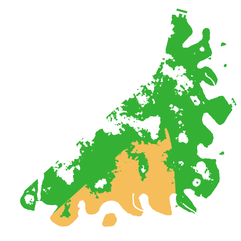 Biome Rust Map: Procedural Map, Size: 4500, Seed: 23342145