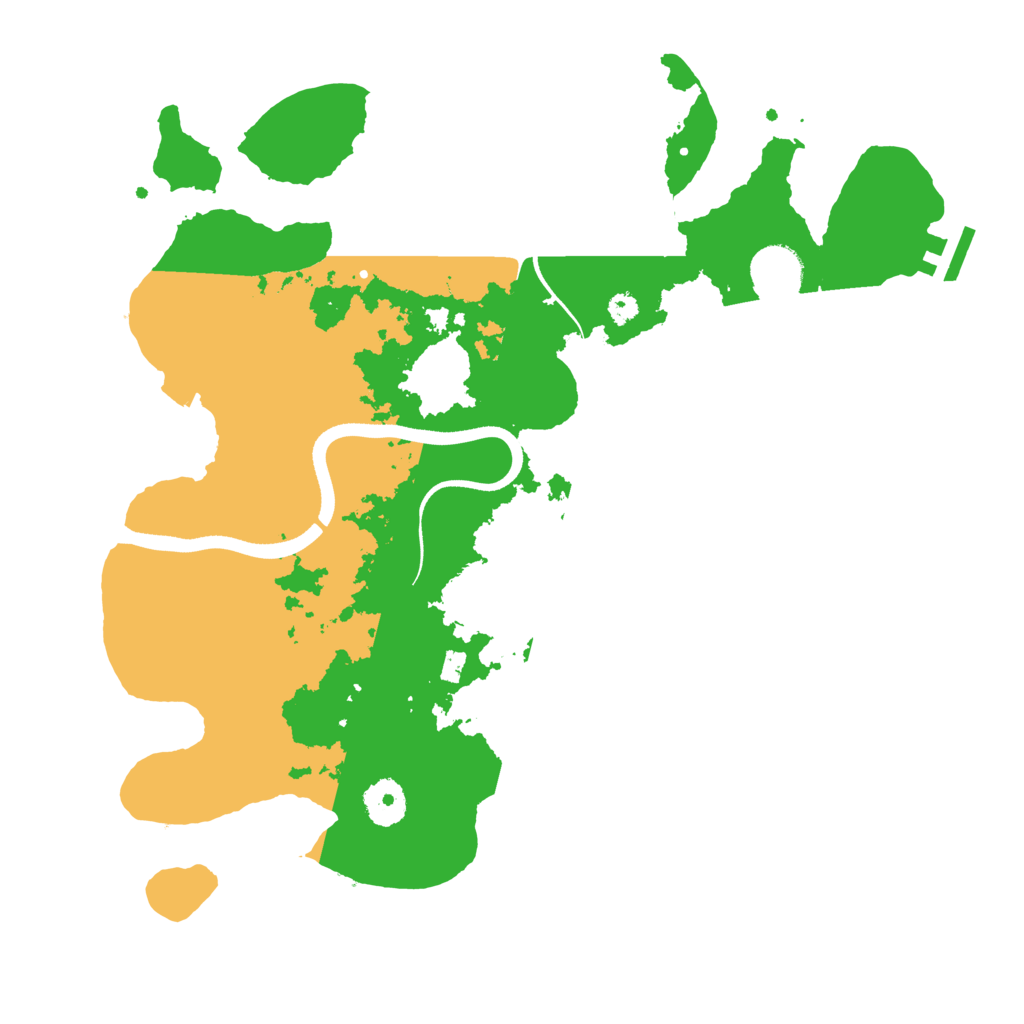 Biome Rust Map: Procedural Map, Size: 3500, Seed: 846558374