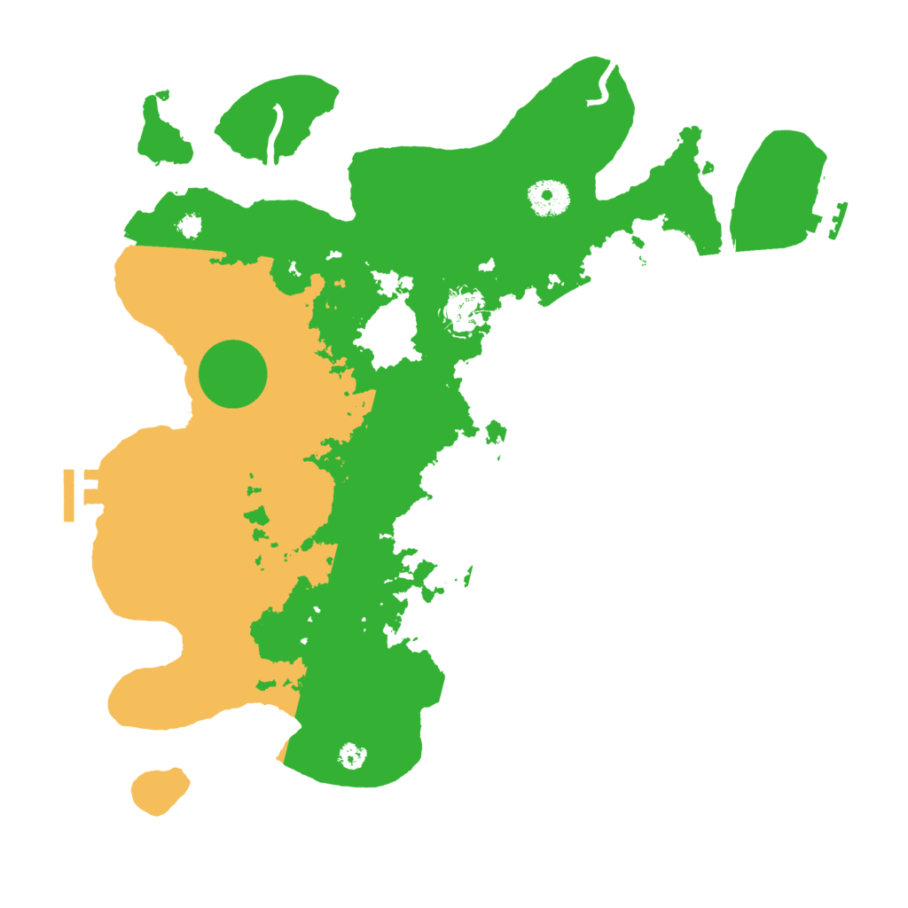 Biome Rust Map: Procedural Map, Size: 3500, Seed: 846558374